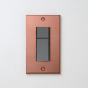 銅色（マット） プレート <br>+ NK スイッチダブル グレー