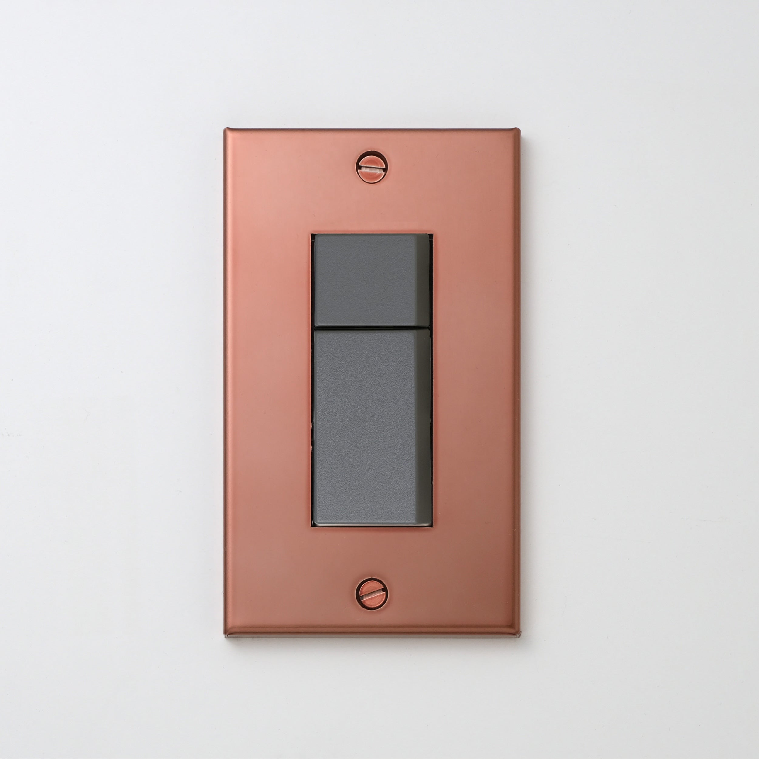 銅色（マット） プレート <br>+ NK スイッチダブル グレー