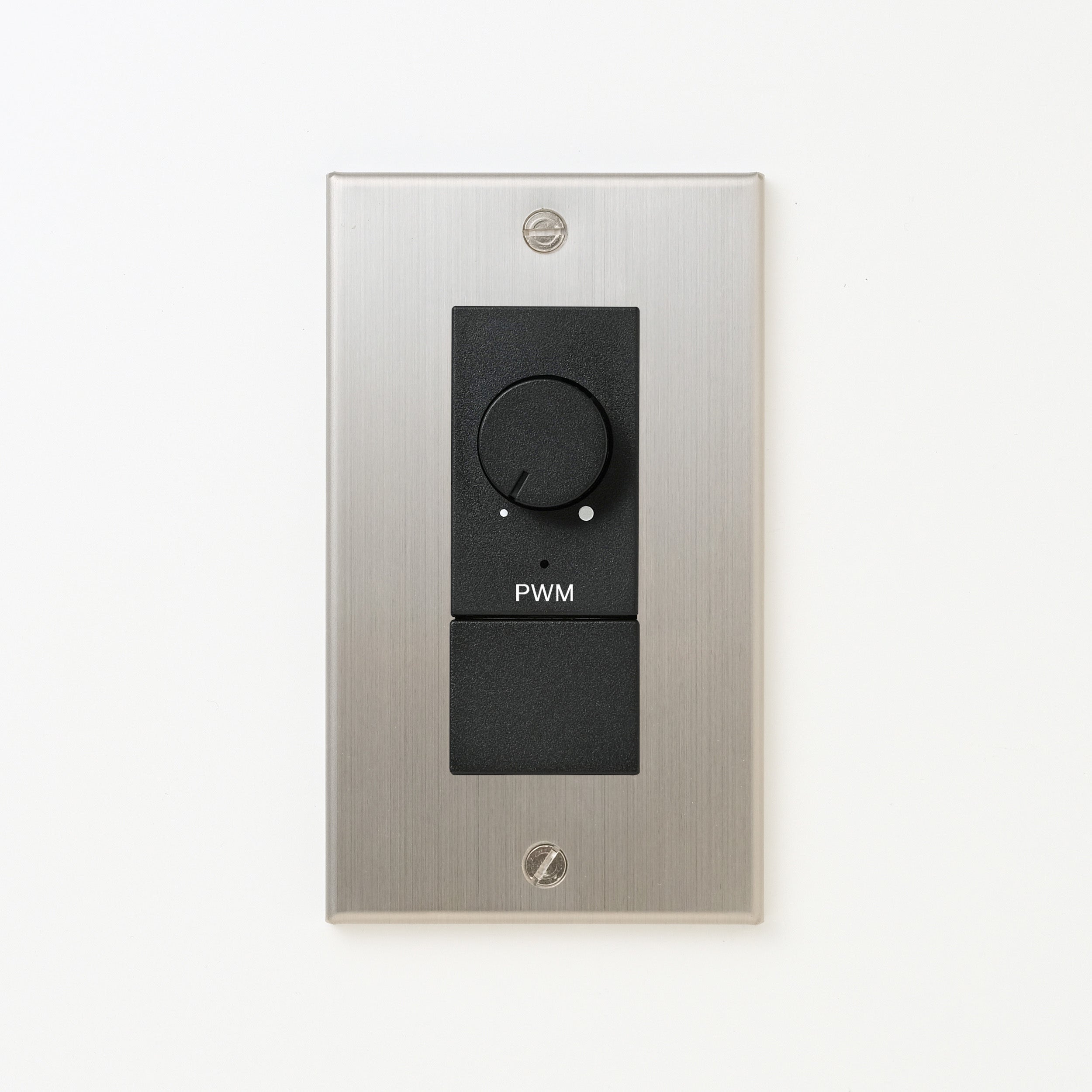 ステンレス（ヘアライン） プレート <br>+ NK PWM制御方式(1ch)ライトコントロール＋ブランクチップ付　 ブラック