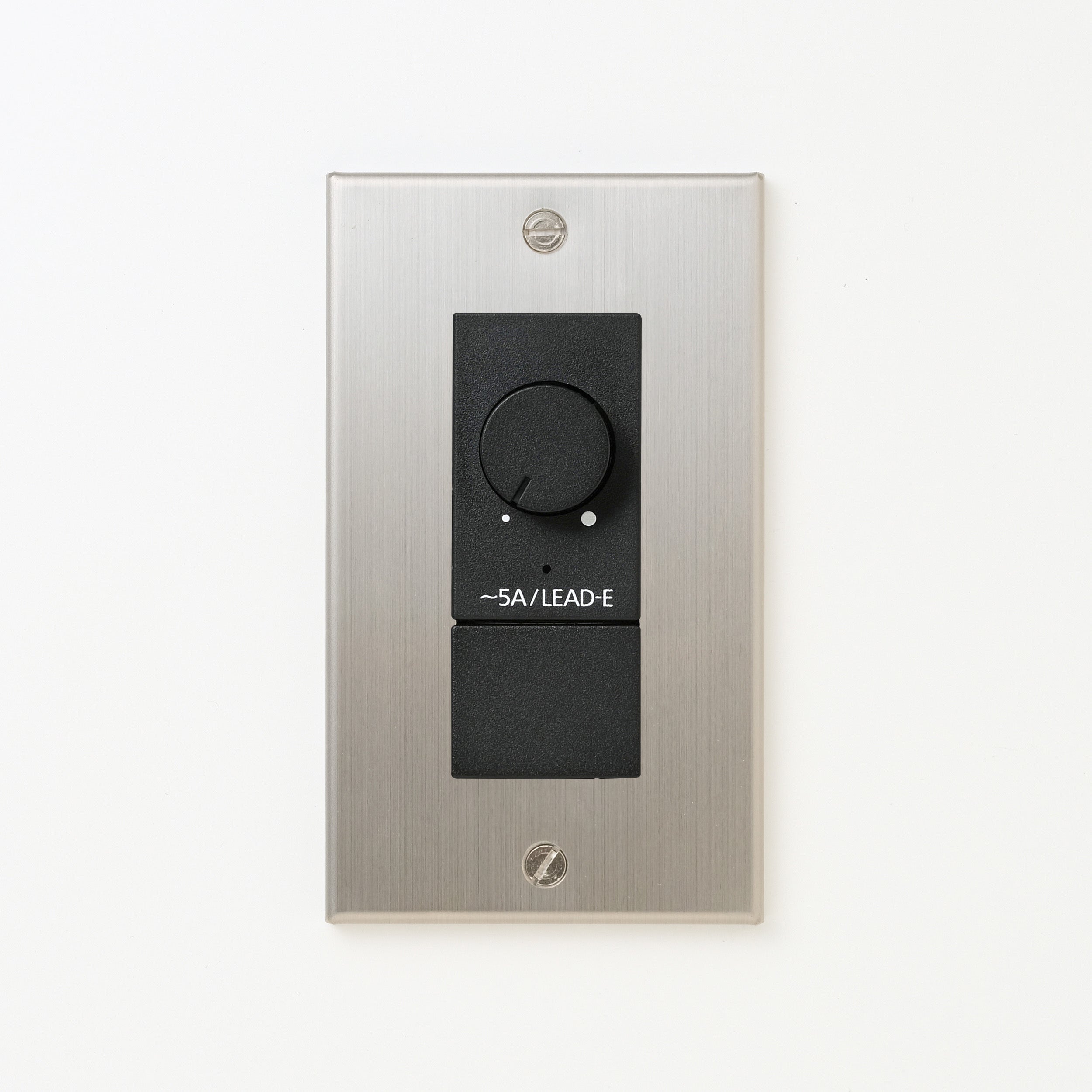 ステンレス（ヘアライン） プレート <br>+ NK 正位相制御方式ライトコントロール＋ブランクチップ付　 ブラック