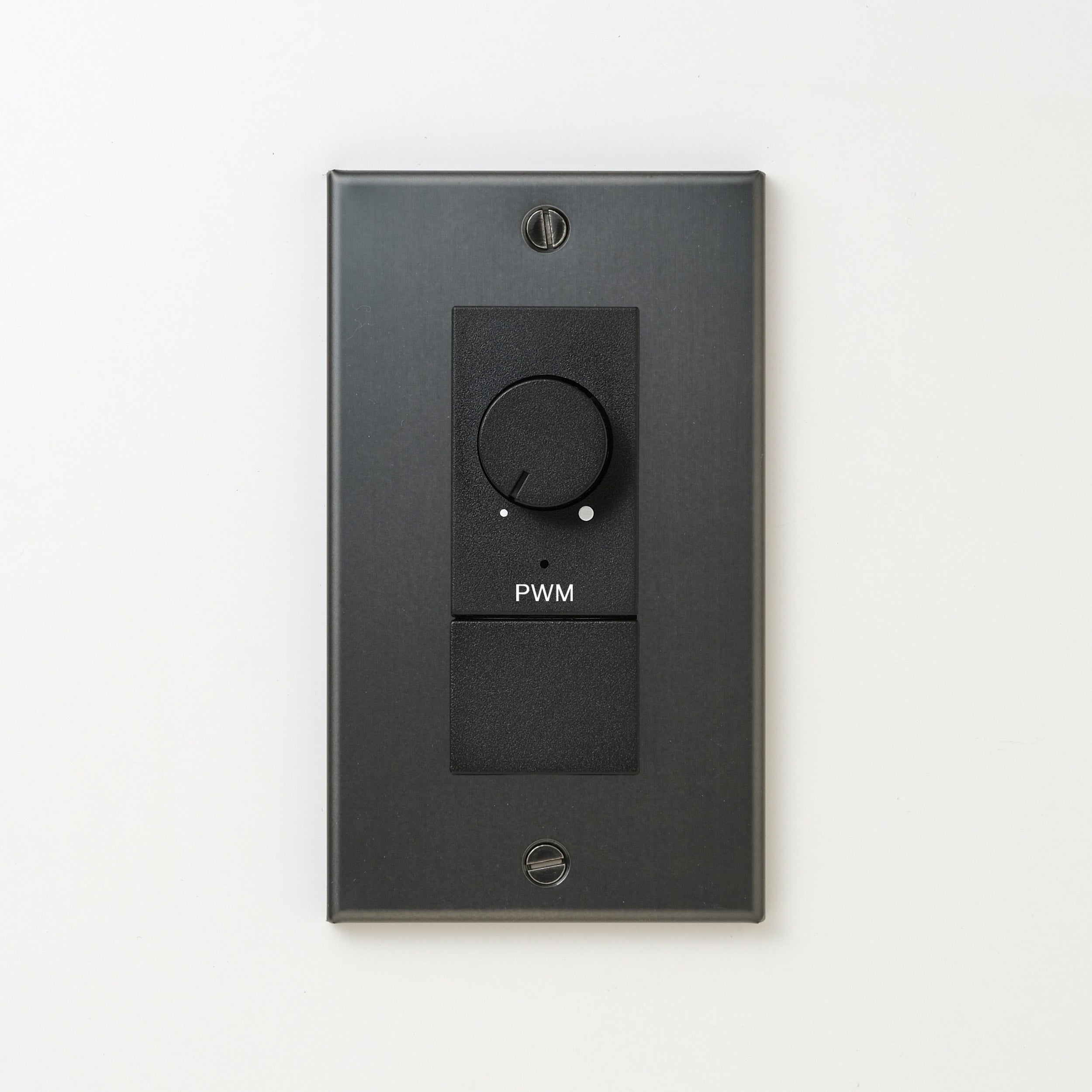 ステンレス（マットブラック）プレート <br>+ NK PWM制御方式(1ch)ライトコントロール＋ブランクチップ付　 ブラック