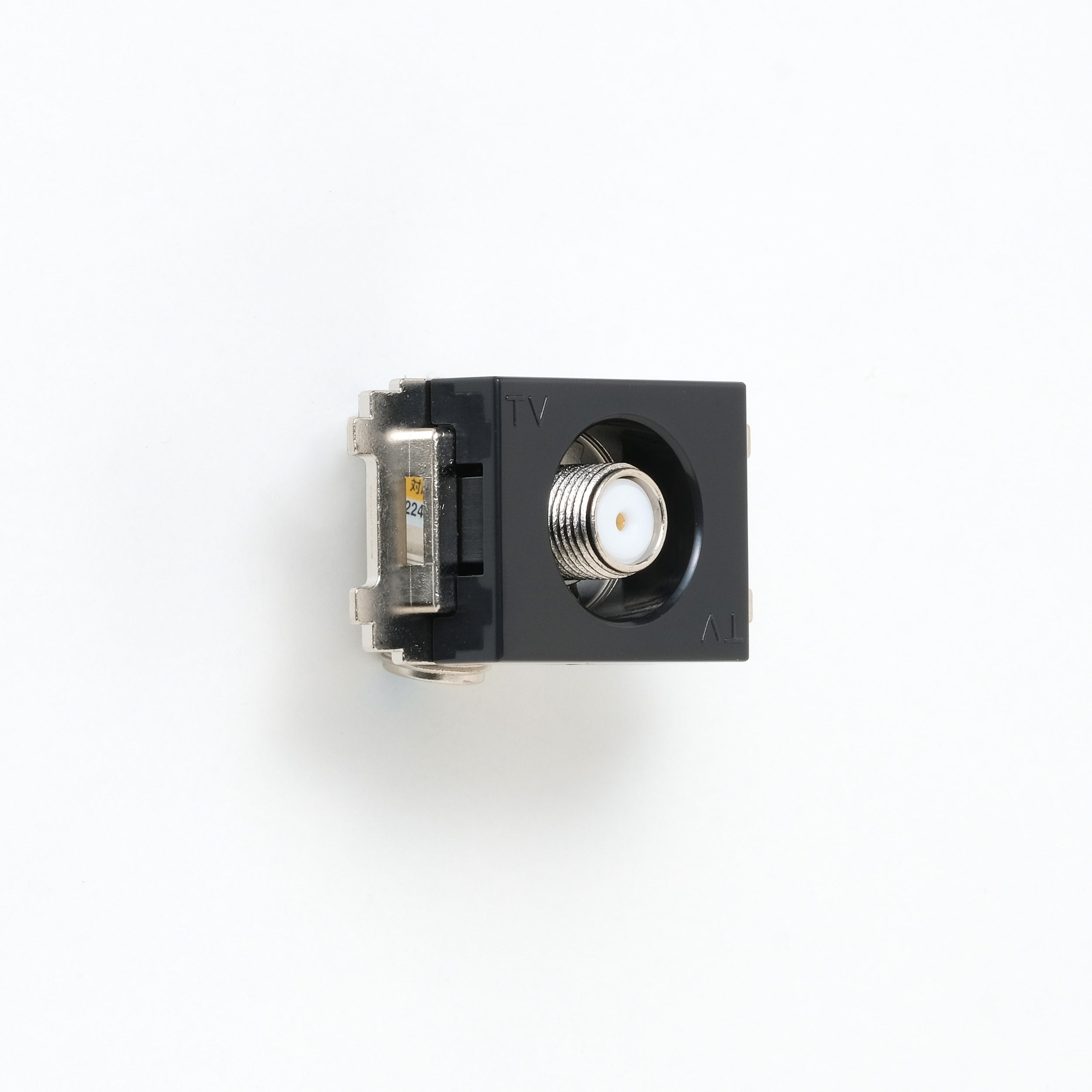 NKシリーズ　新4K8K衛星放送対応　埋込小型高シールドテレビ端子　ブラック