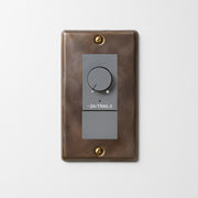 真鍮（燻し） プレート <br>+ NK 逆位相制御方式ライトコントロール＋ブランクチップ付　 グレー