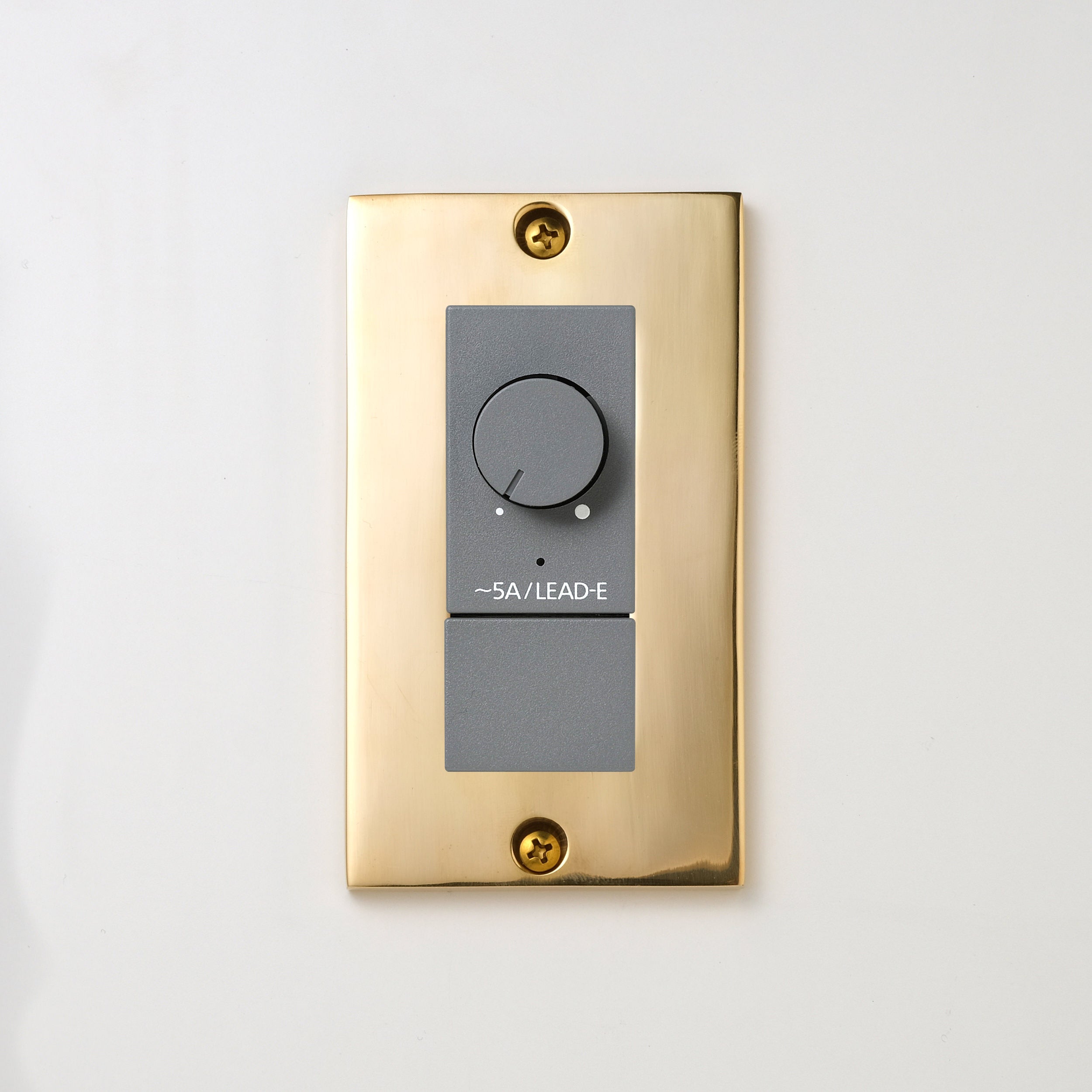 真鍮砂型鋳造（磨き）プレート <br>+ NK 正位相制御方式ライトコントロール＋ブランクチップ付　 グレー