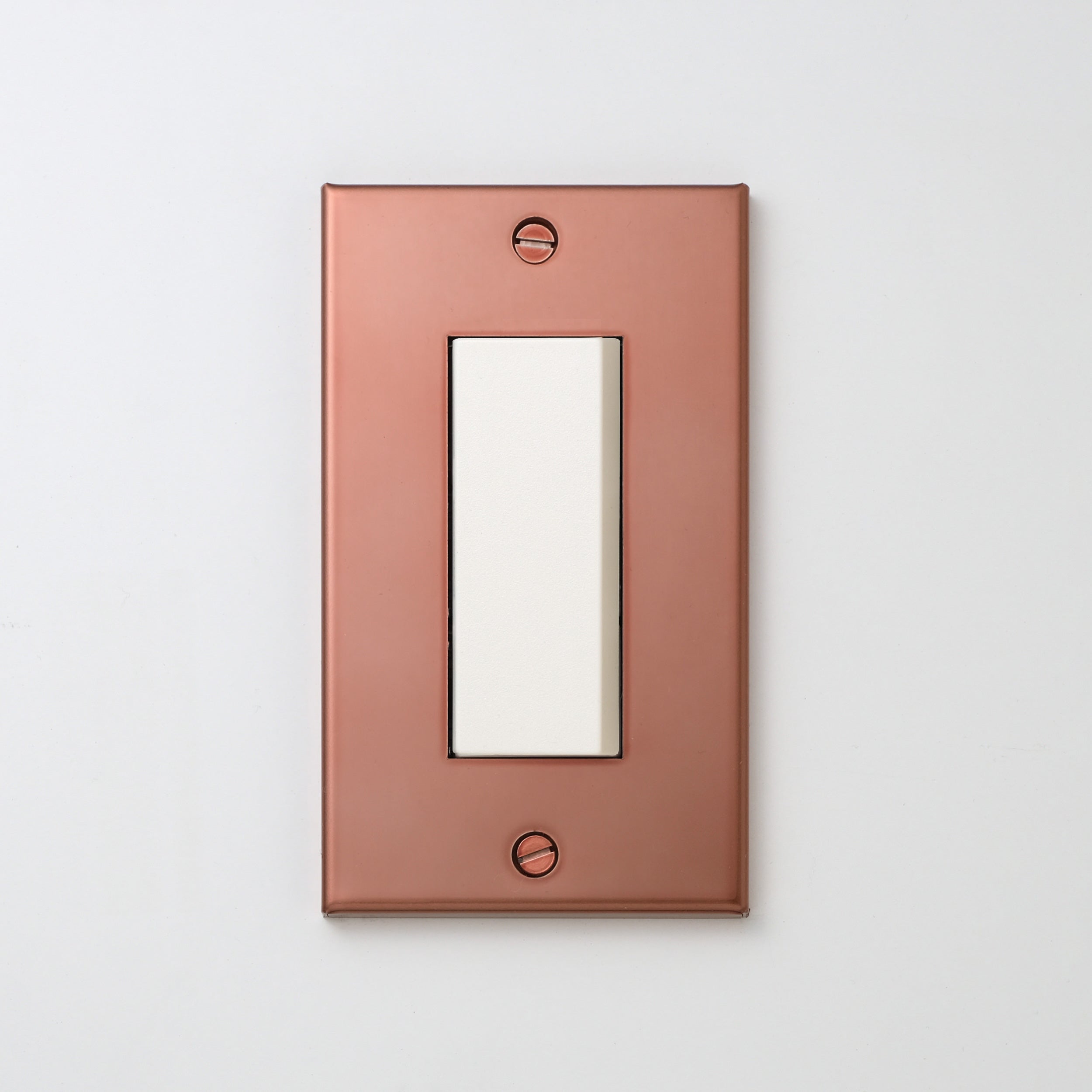 銅色（マット） プレート <br>+ NK スイッチシングル ホワイト