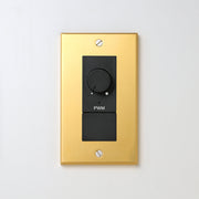 真鍮（素地） プレート <br>+ NK PWM制御方式(1ch)ライトコントロール＋ブランクチップ付　 ブラック