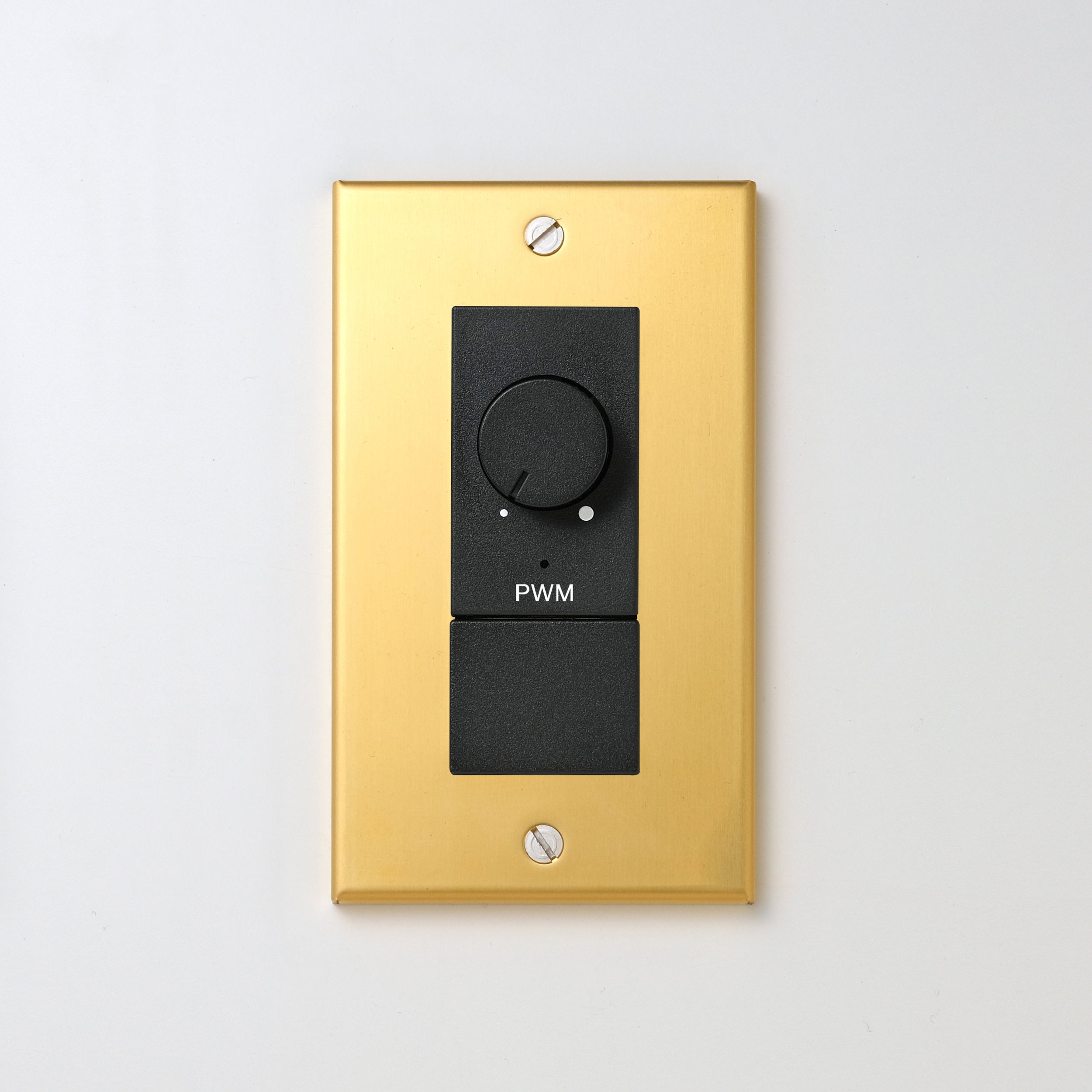 真鍮（素地） プレート <br>+ NK PWM制御方式(1ch)ライトコントロール＋ブランクチップ付　 ブラック