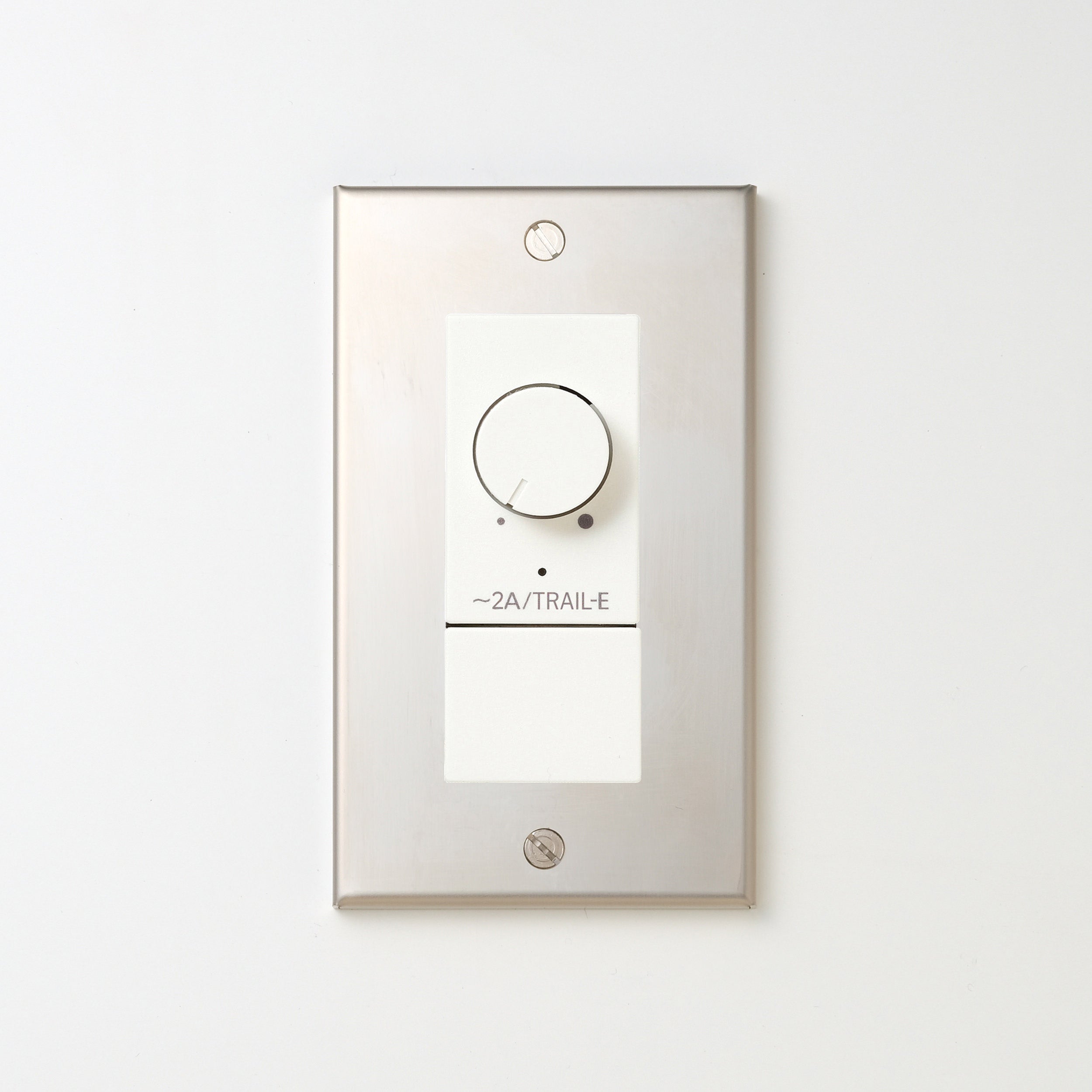 ステンレス素地 プレート <br>+ NK 逆位相制御方式ライトコントロール＋ブランクチップ付　 ホワイト