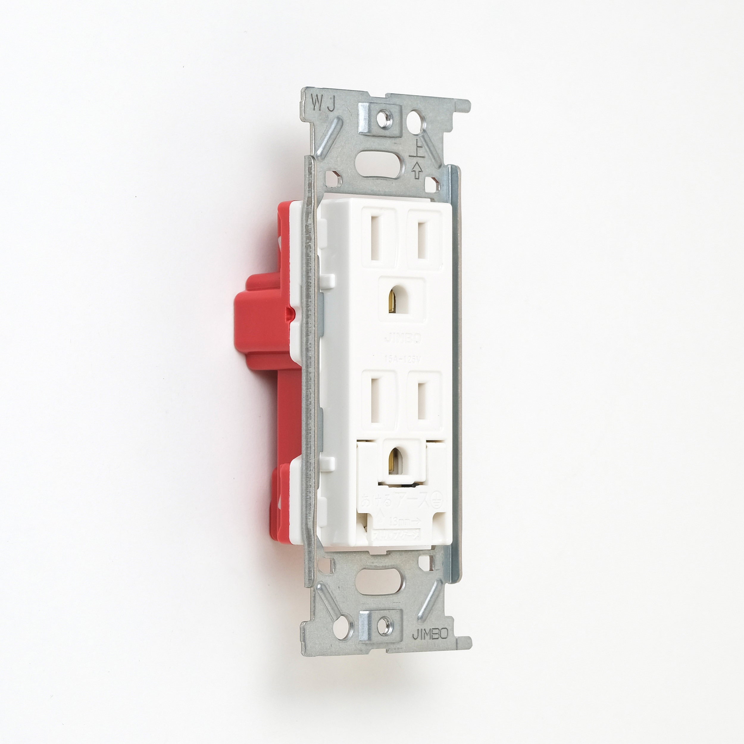 NKシリーズ　埋込アースターミナル付接地ダブルコンセント　ホワイト