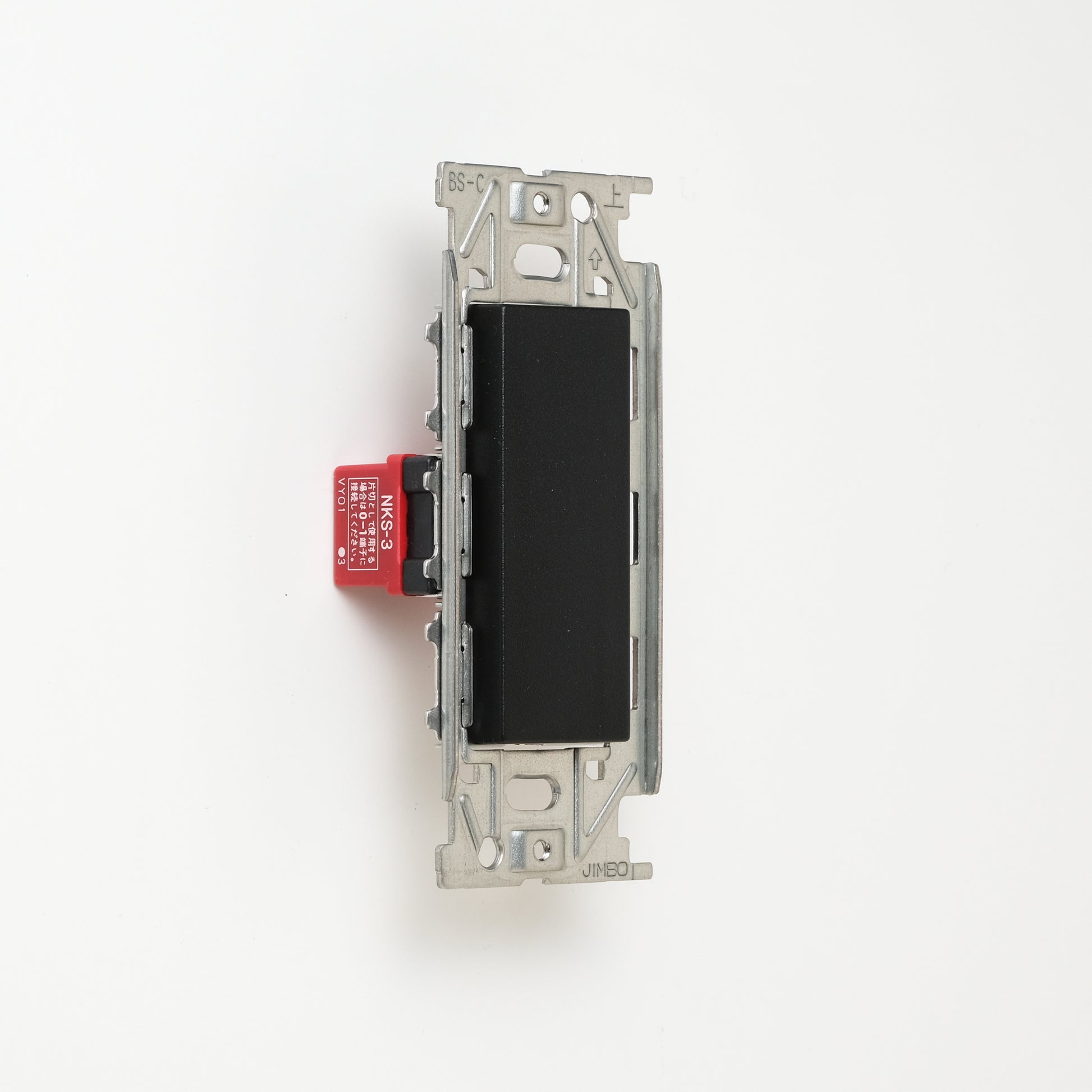 NKシリーズ　片切、3路スイッチシングル １連３口用 ブラック