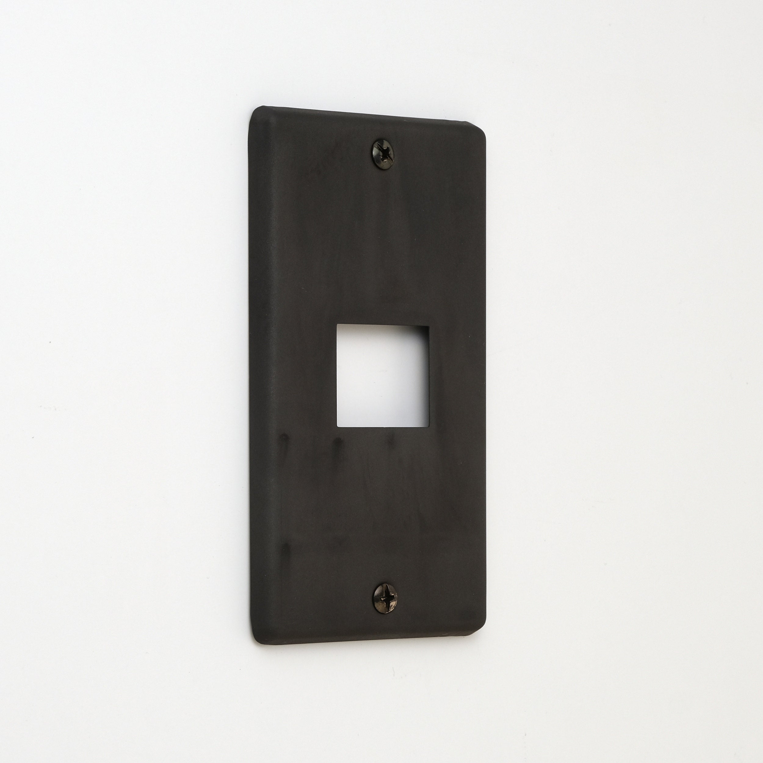 Metalist オリジナル  ステンレス黒染 プレート１連１口用 