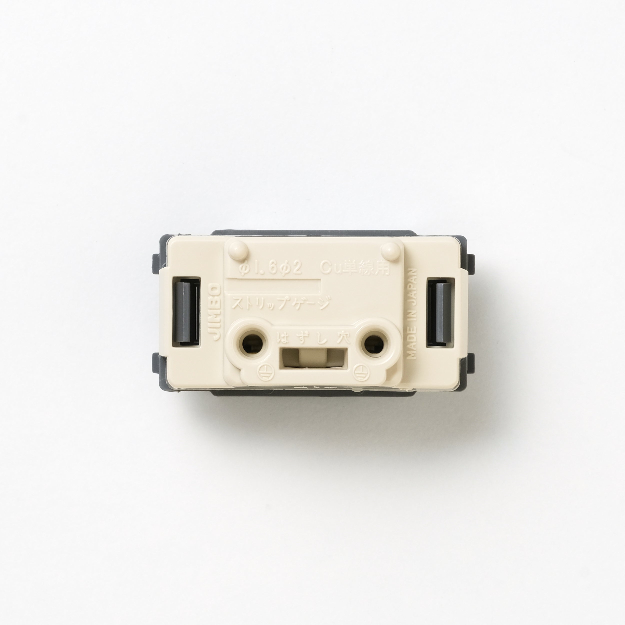 NKシリーズ　埋込アースターミナル　グレー