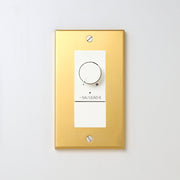 真鍮（素地） プレート <br>+ NK 正位相制御方式ライトコントロール＋ブランクチップ付　 ホワイト