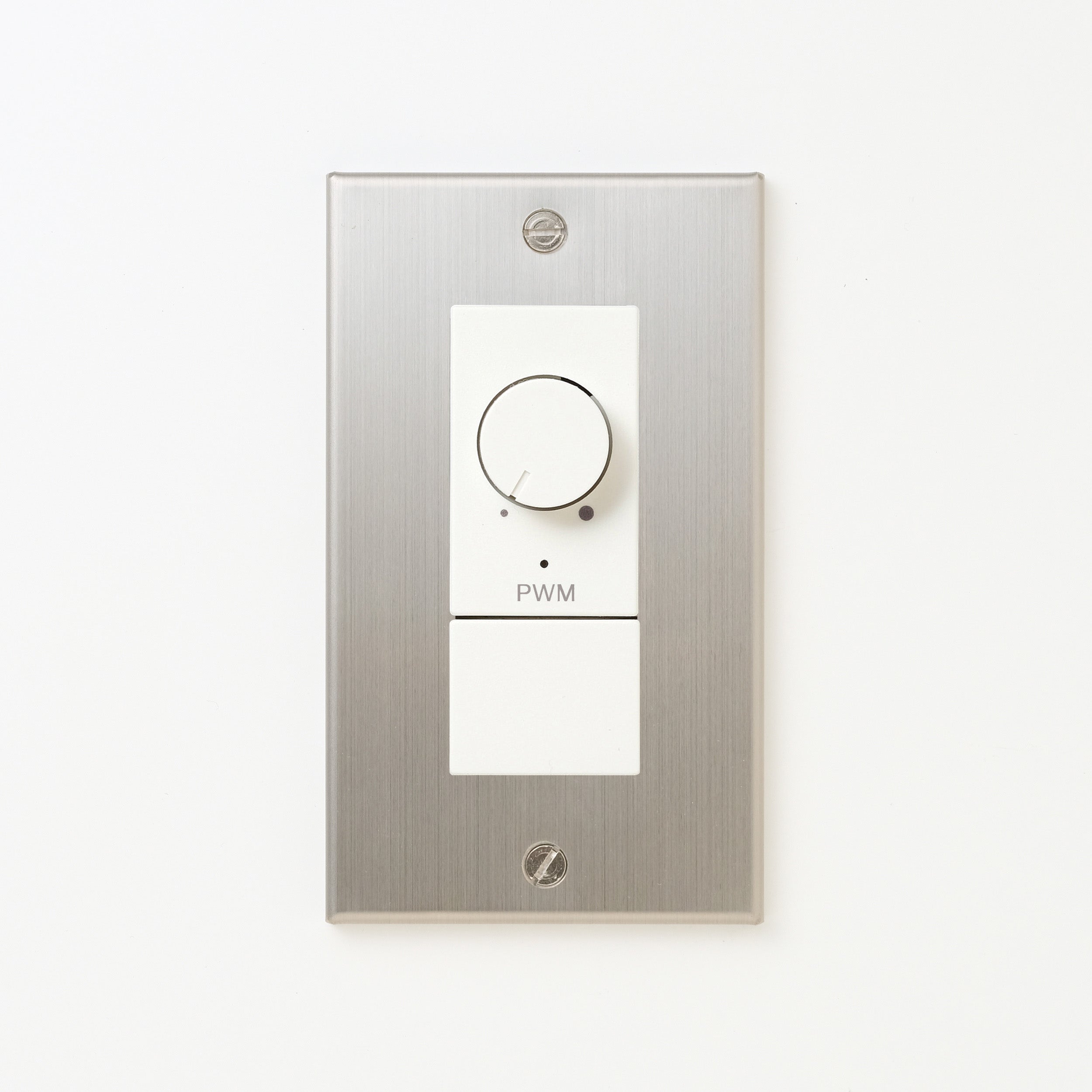 ステンレス（ヘアライン） プレート <br>+ NK PWM制御方式(1ch)ライトコントロール＋ブランクチップ付　 ホワイト