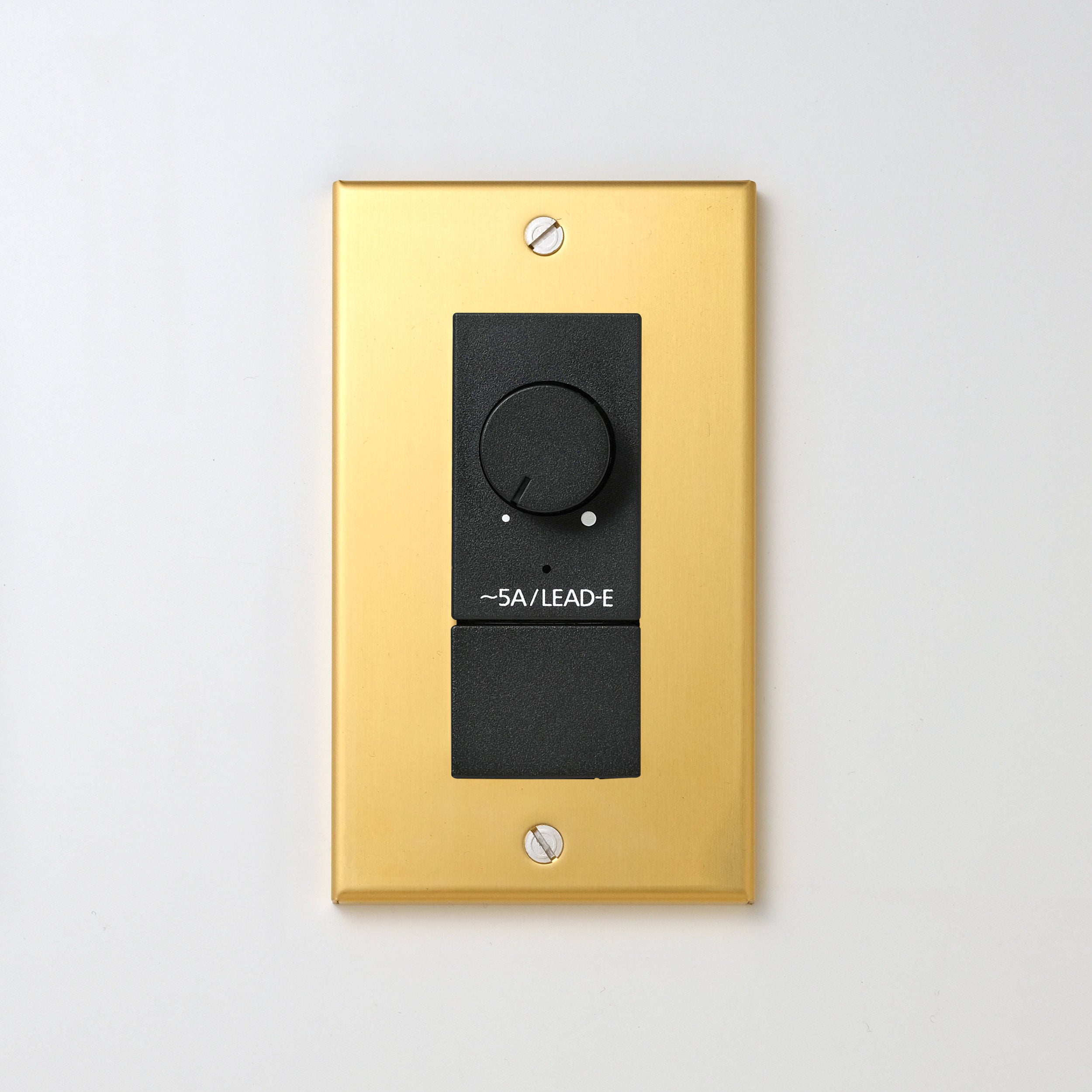 真鍮（素地） プレート <br>+ NK 正位相制御方式ライトコントロール＋ブランクチップ付　 ブラック