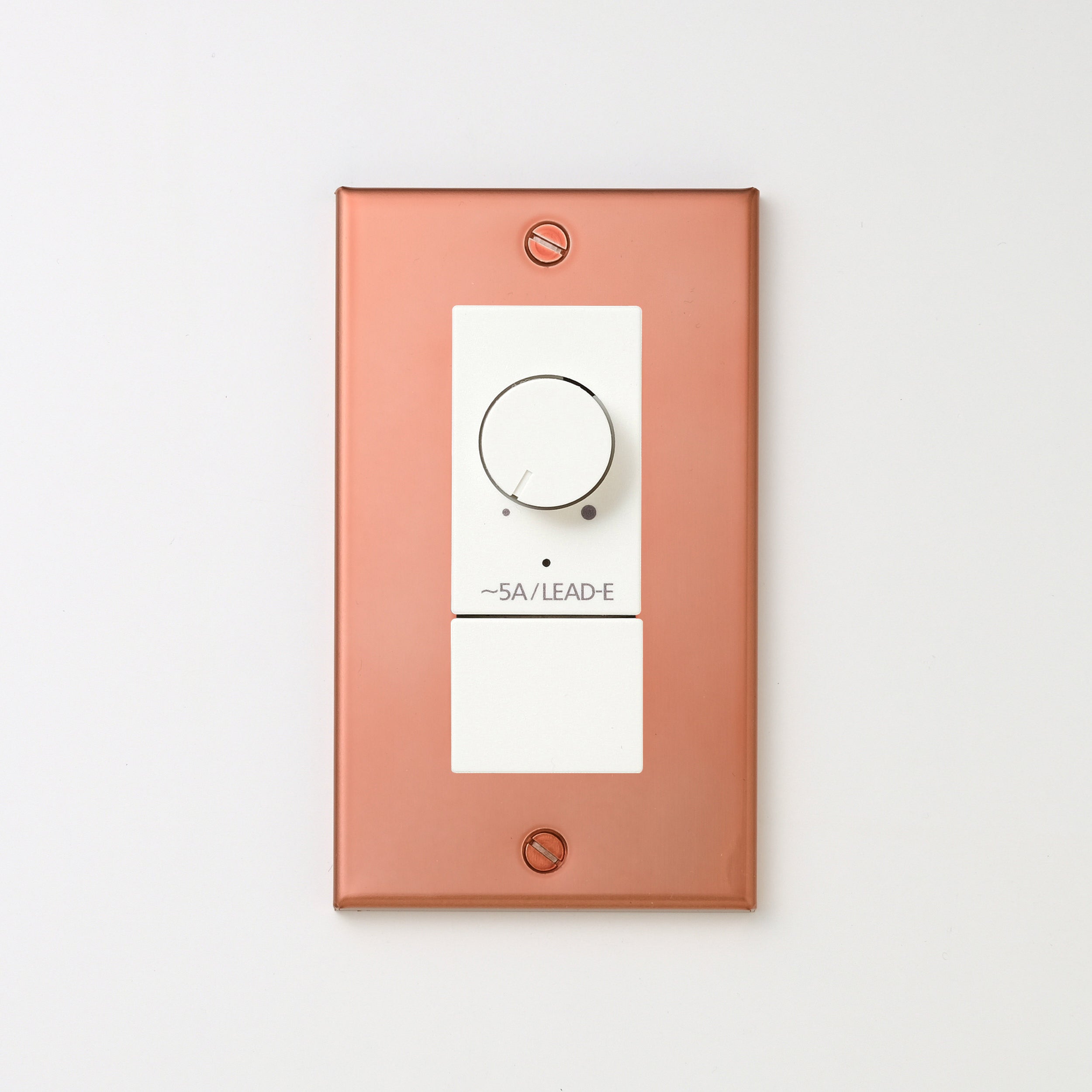 銅色（マット） プレート <br>+ NK 正位相制御方式ライトコントロール＋ブランクチップ付　 ホワイト