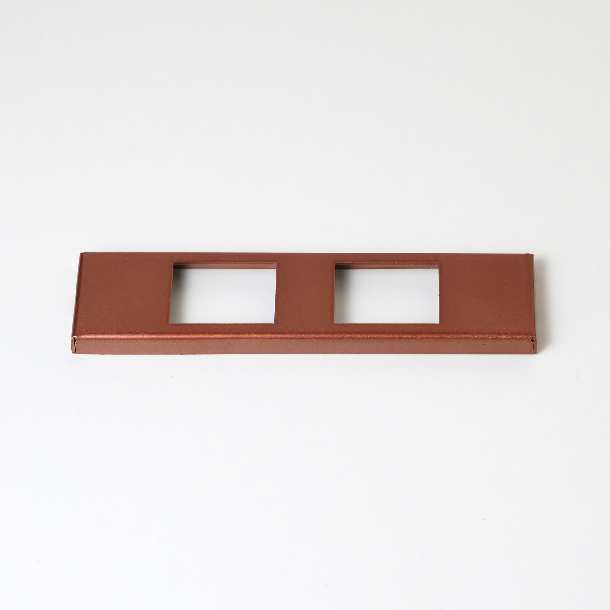 コンセンティック 銅色 バイブレーション 家具用プレート２口用 