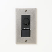 ステンレス（バイブレーション）プレート <br>+ NK 正位相制御方式ライトコントロール＋片切、3路スイッチ　 ブラック