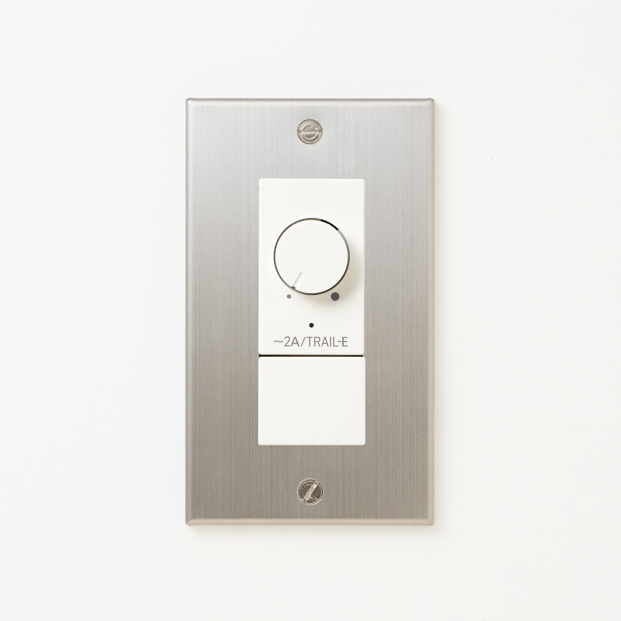 ステンレス（ヘアライン） プレート <br>+ NK 逆位相制御方式ライトコントロール＋ブランクチップ付　 ホワイト