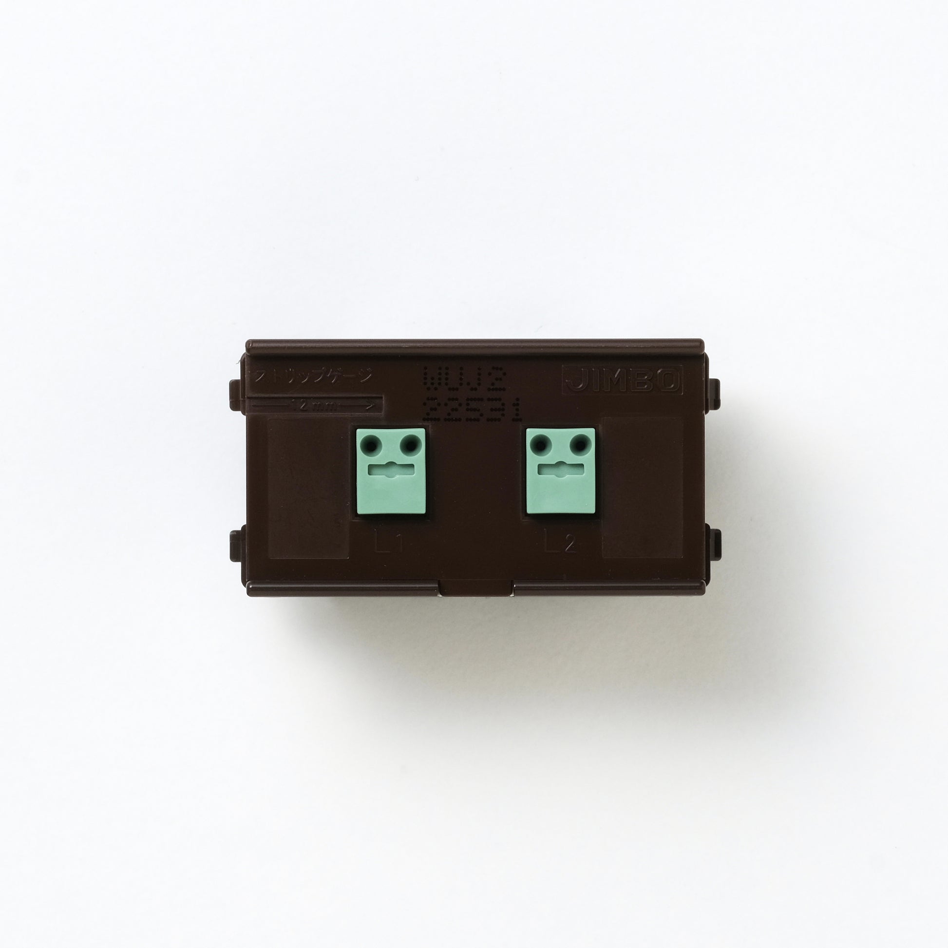 NKシリーズ　埋込モジュラジャック6極2心　チョコ