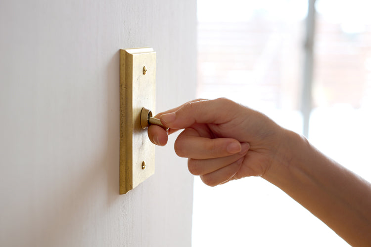 フタガミ スイッチ 真鍮 １連１トグル