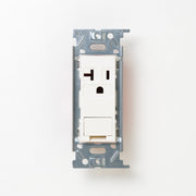 NKシリーズ　埋込アースターミナル付接地15A、20Aコンセント 125V　ホワイト