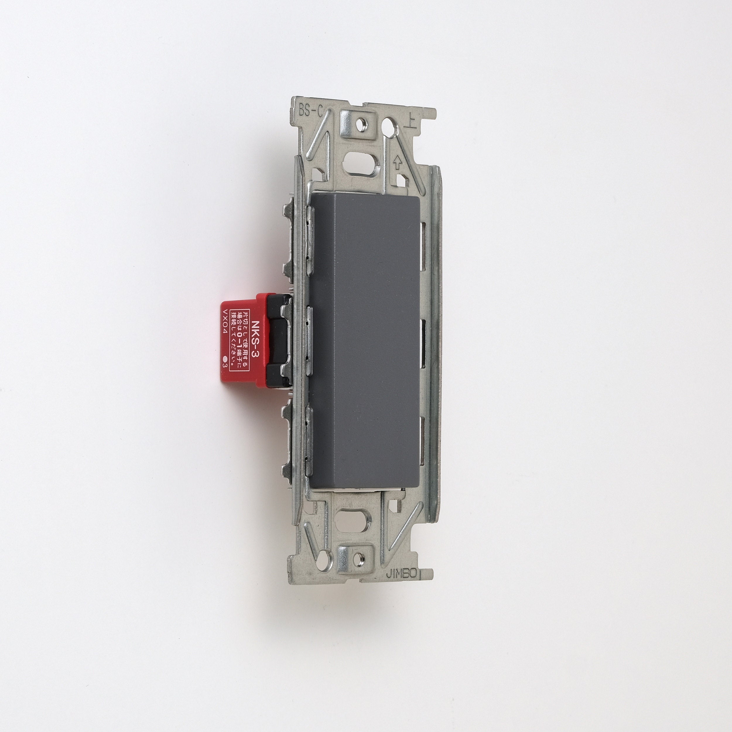 NKシリーズ　片切、3路スイッチシングル １連３口用 グレー