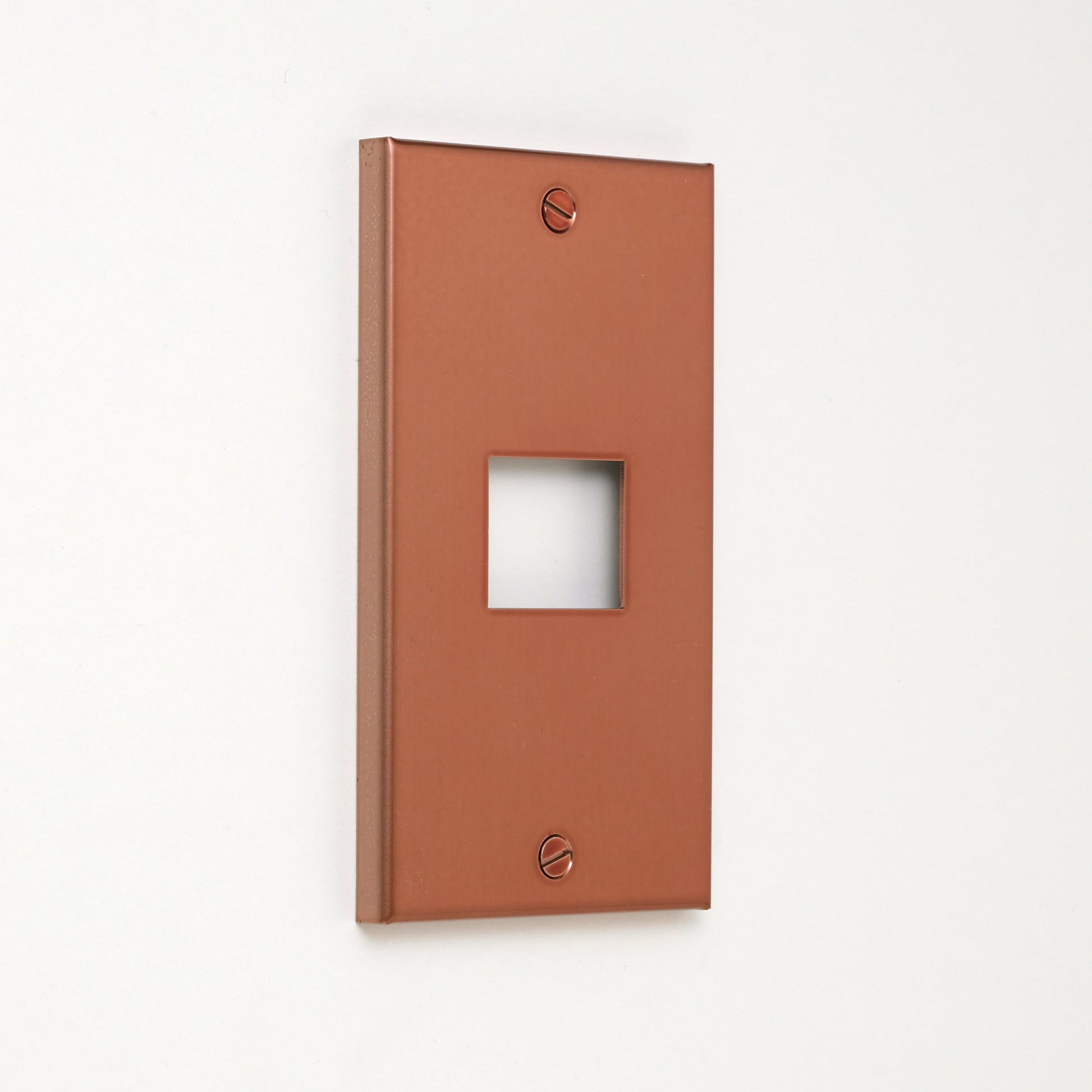 コンセンティック 銅色（光沢） プレート１連１口用 