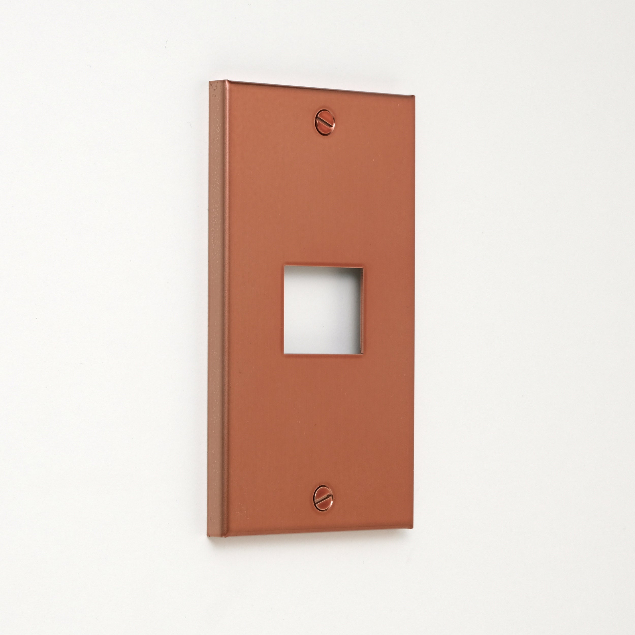 コンセンティック 銅色（光沢） プレート１連１口用 