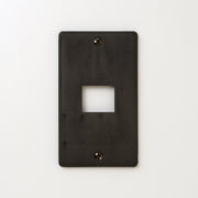 Metalist オリジナル  ステンレス黒染 プレート１連１口用 