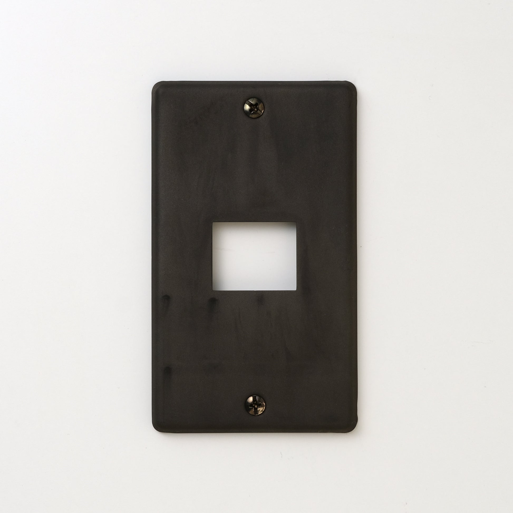 Metalist オリジナル  ステンレス黒染 プレート１連１口用 