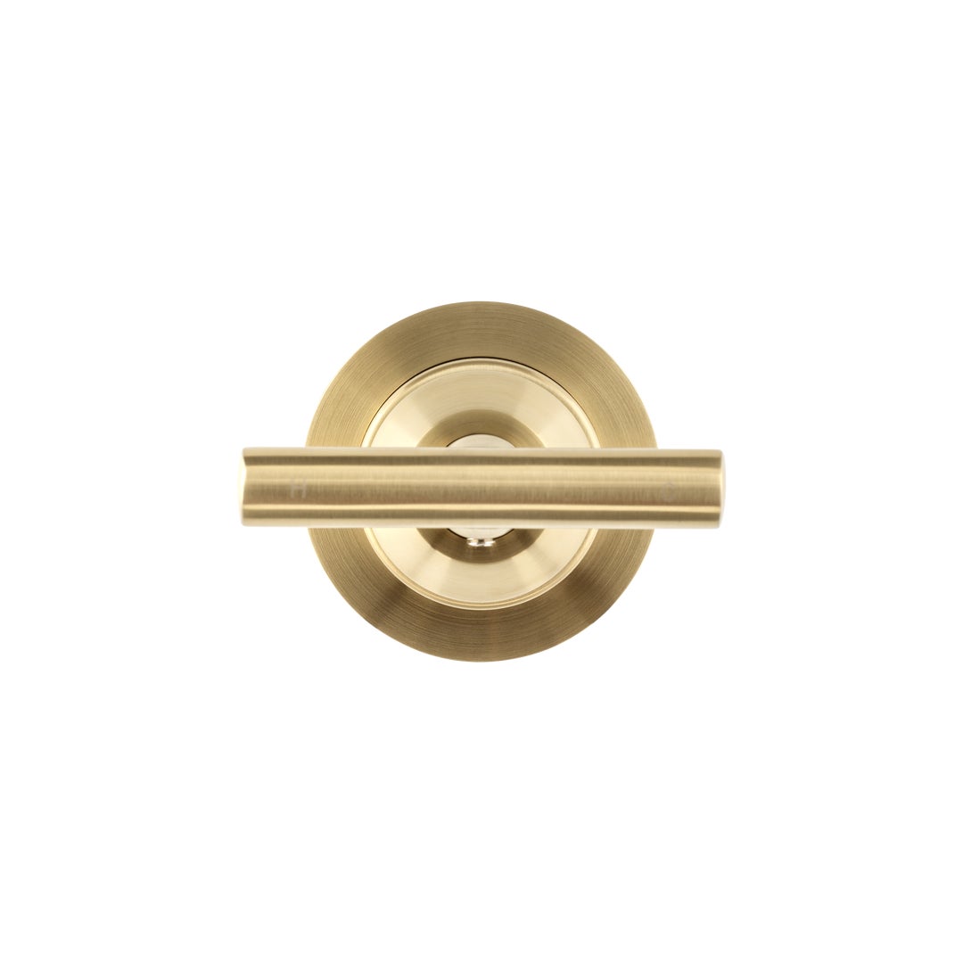 バ－ル・壁付1穴 混合水栓用ハンドル 真鍮