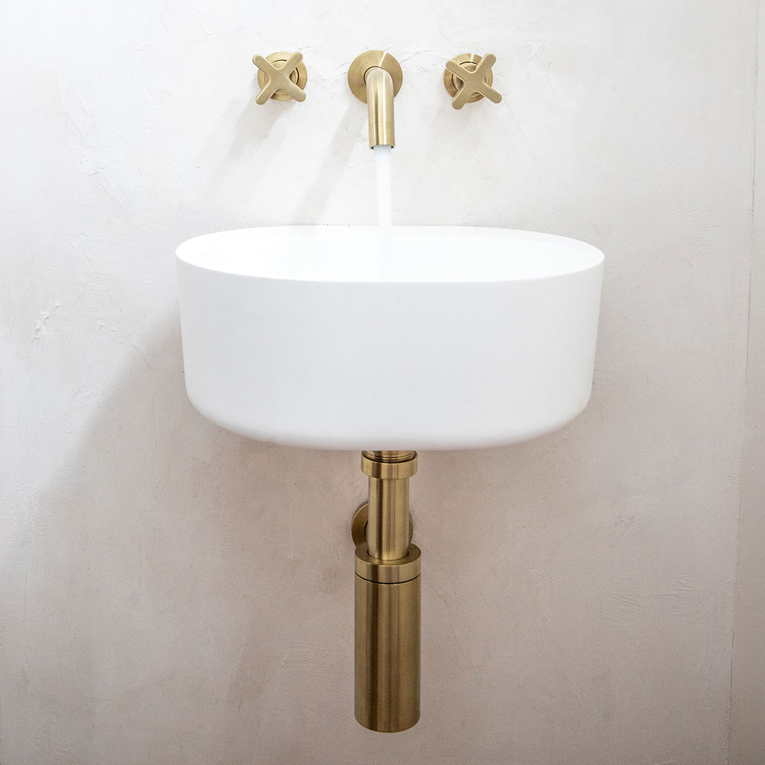 Marli ボトルトラップユニット-ラウンド 真鍮