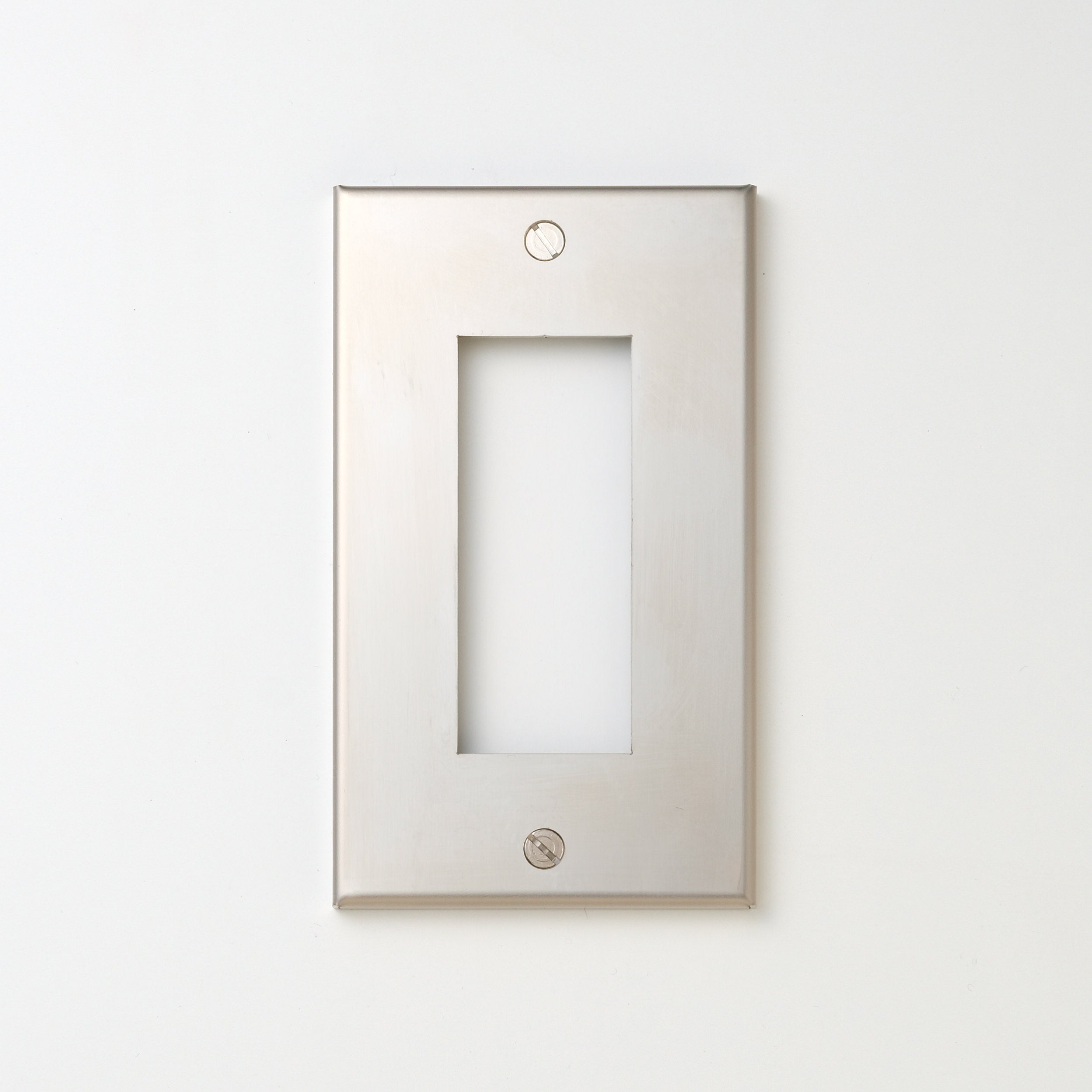 コンセンティック ステンレス素地 プレート１連３口用 