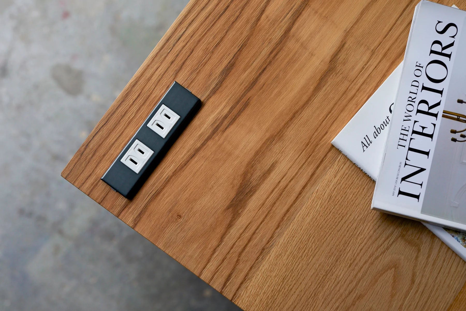 コンセンティック ブラック 家具用プレート２口用 