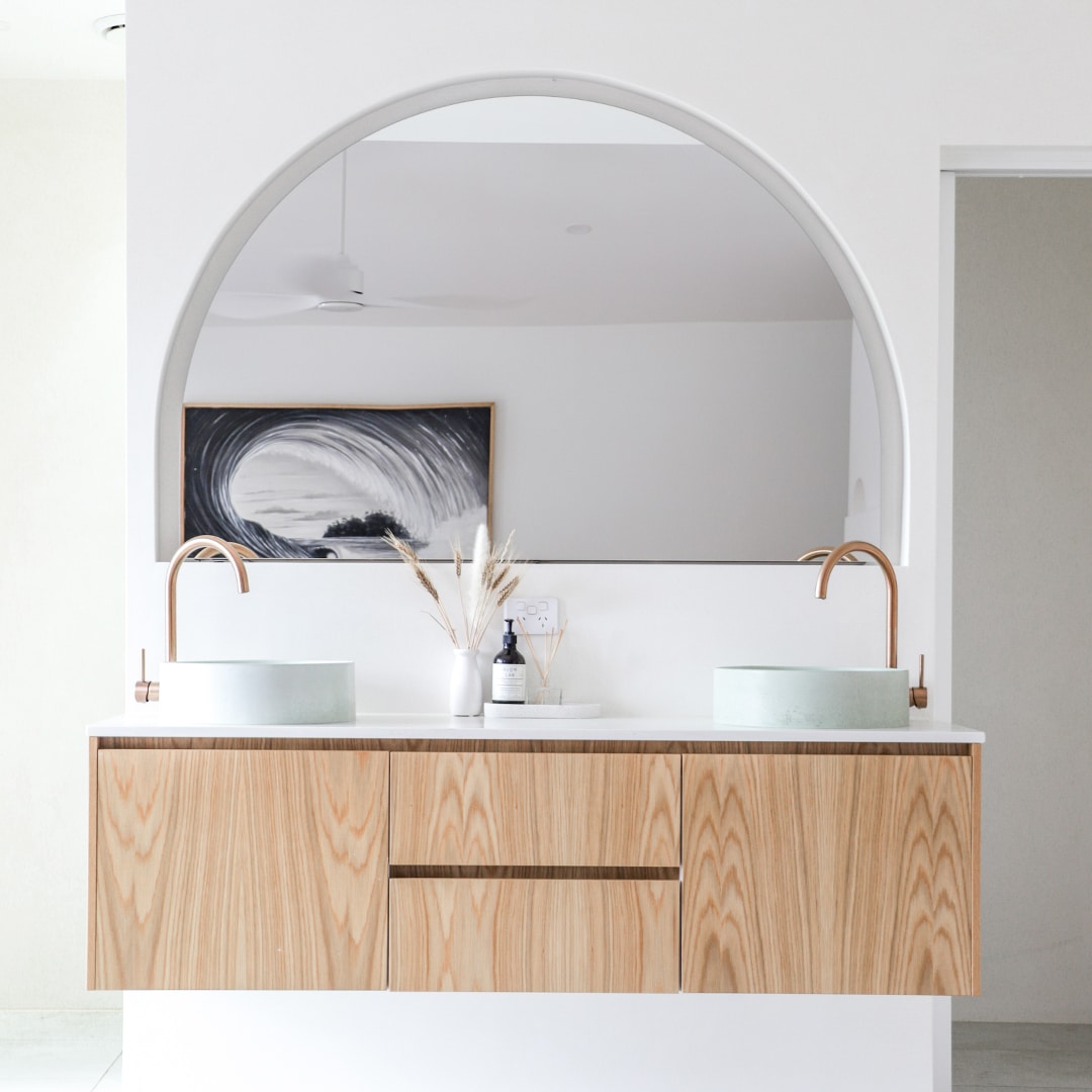 エリシアン・台付1穴 キッチン用混合水栓 銅