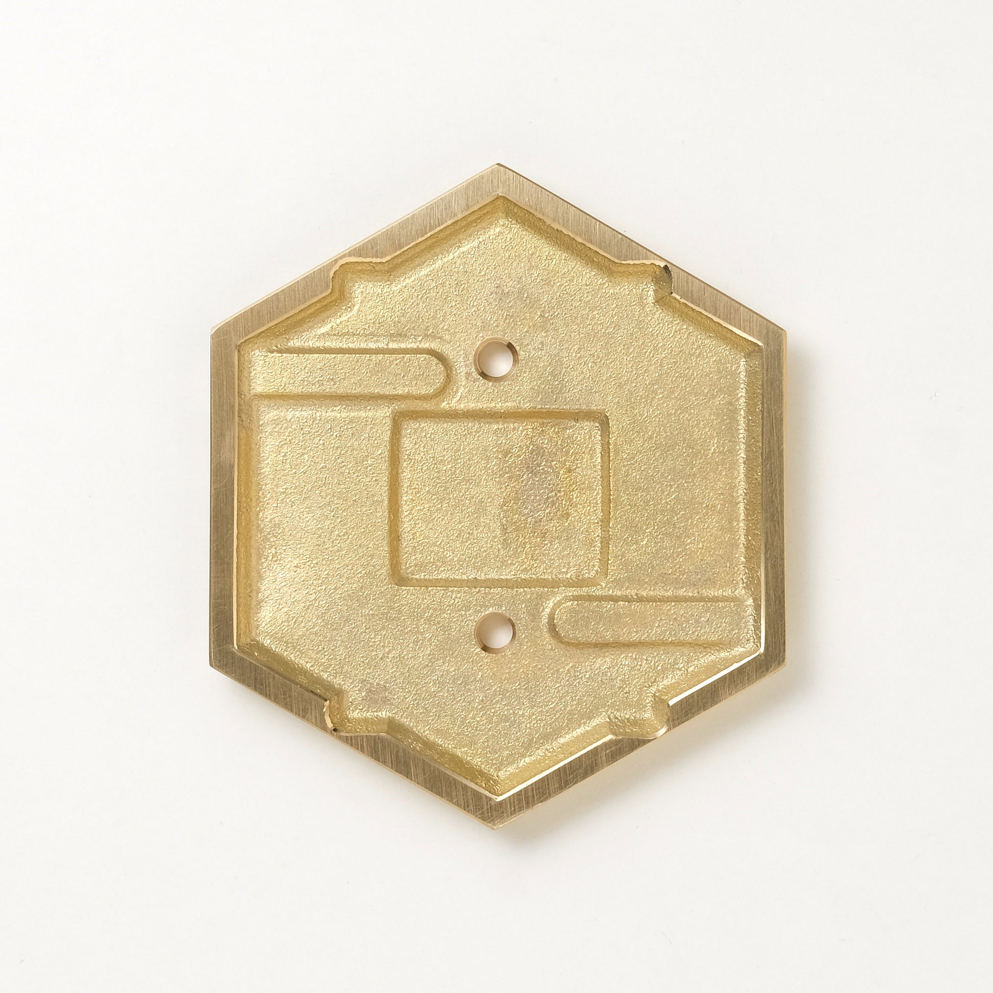 フタガミ プレート 真鍮 半連ブランク用　六角