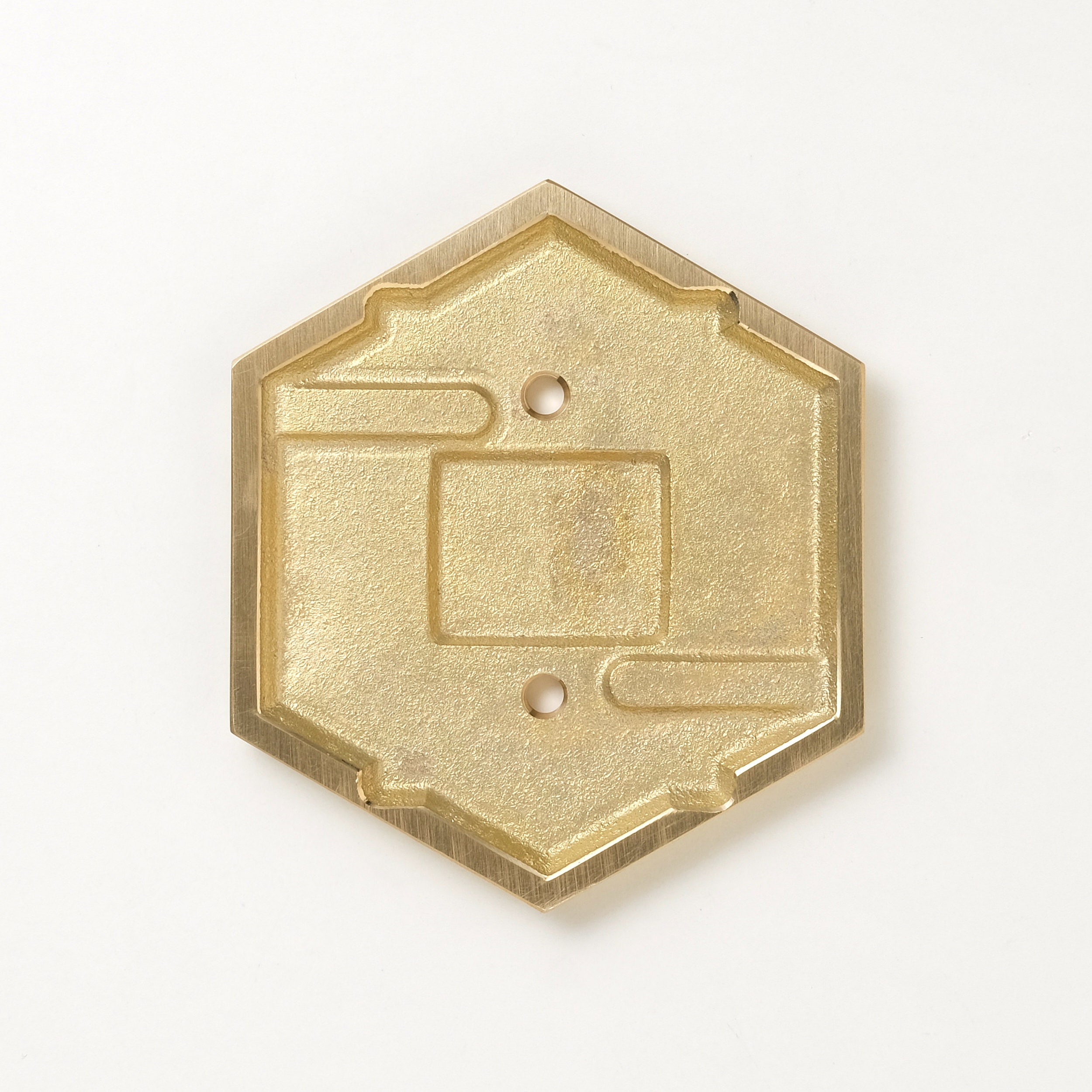 フタガミ プレート 真鍮 半連ブランク用　六角