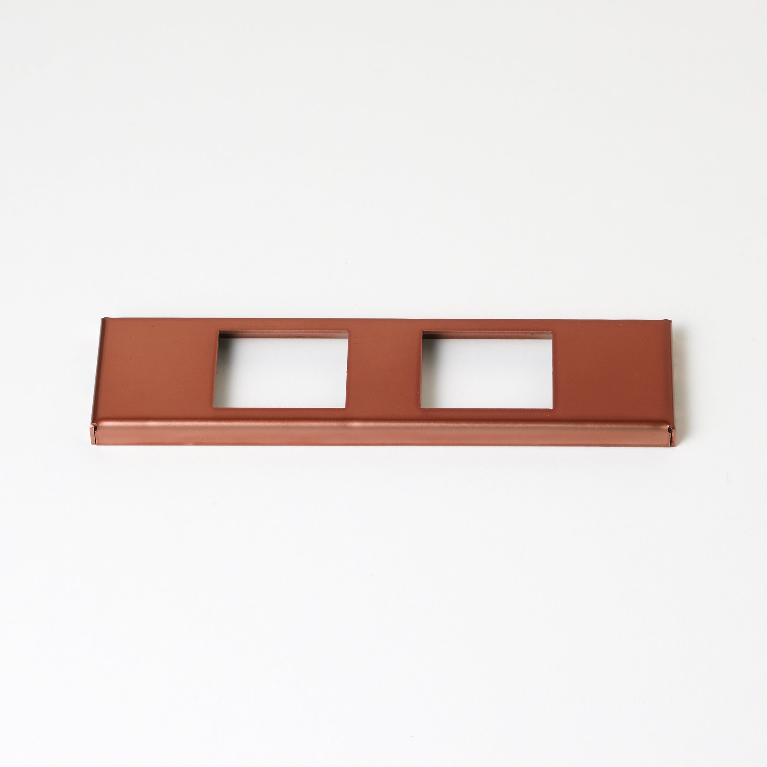 コンセンティック 銅色 家具用プレート２口用 