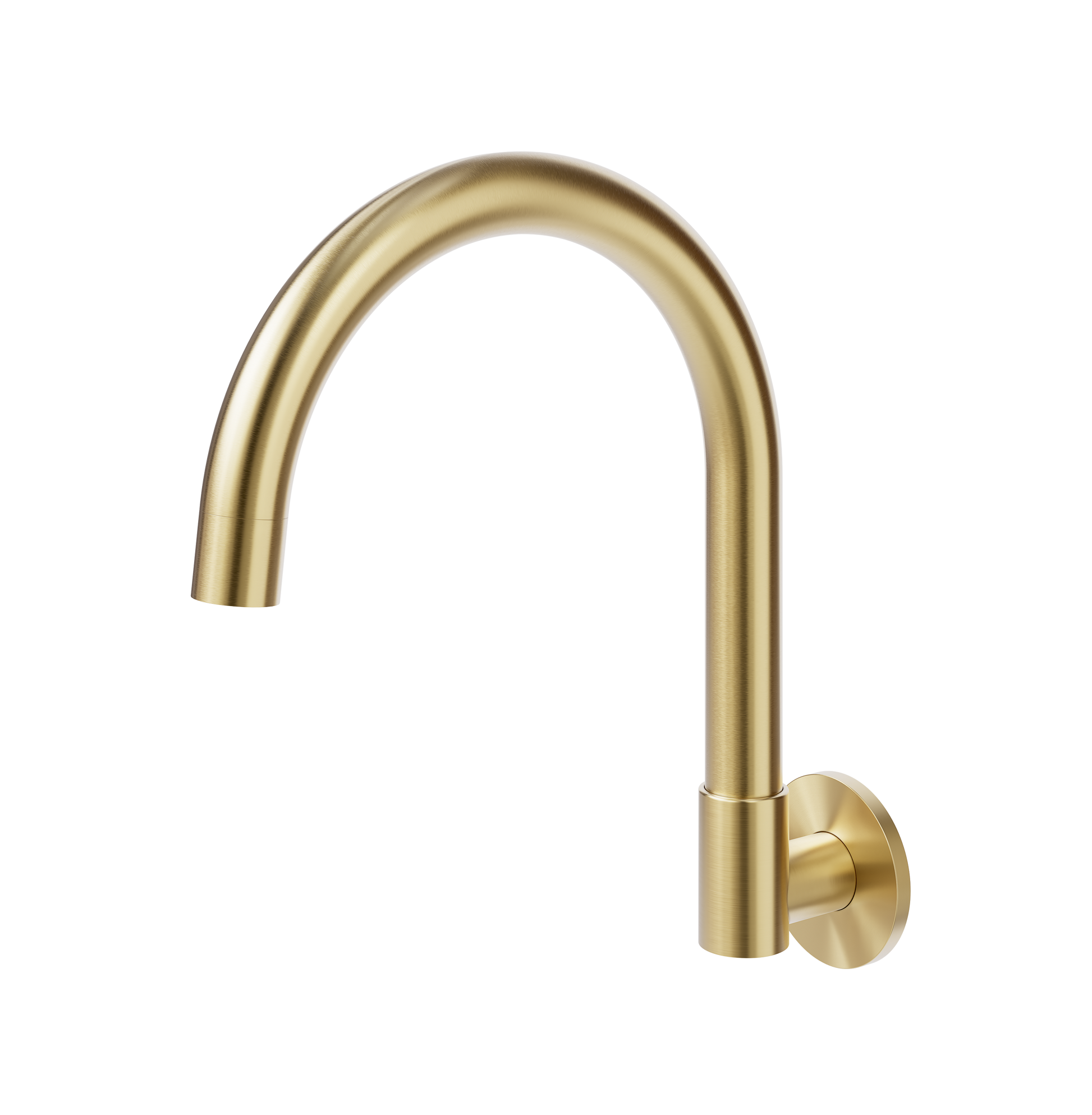 グースネックスイベル壁掛けバススパウト