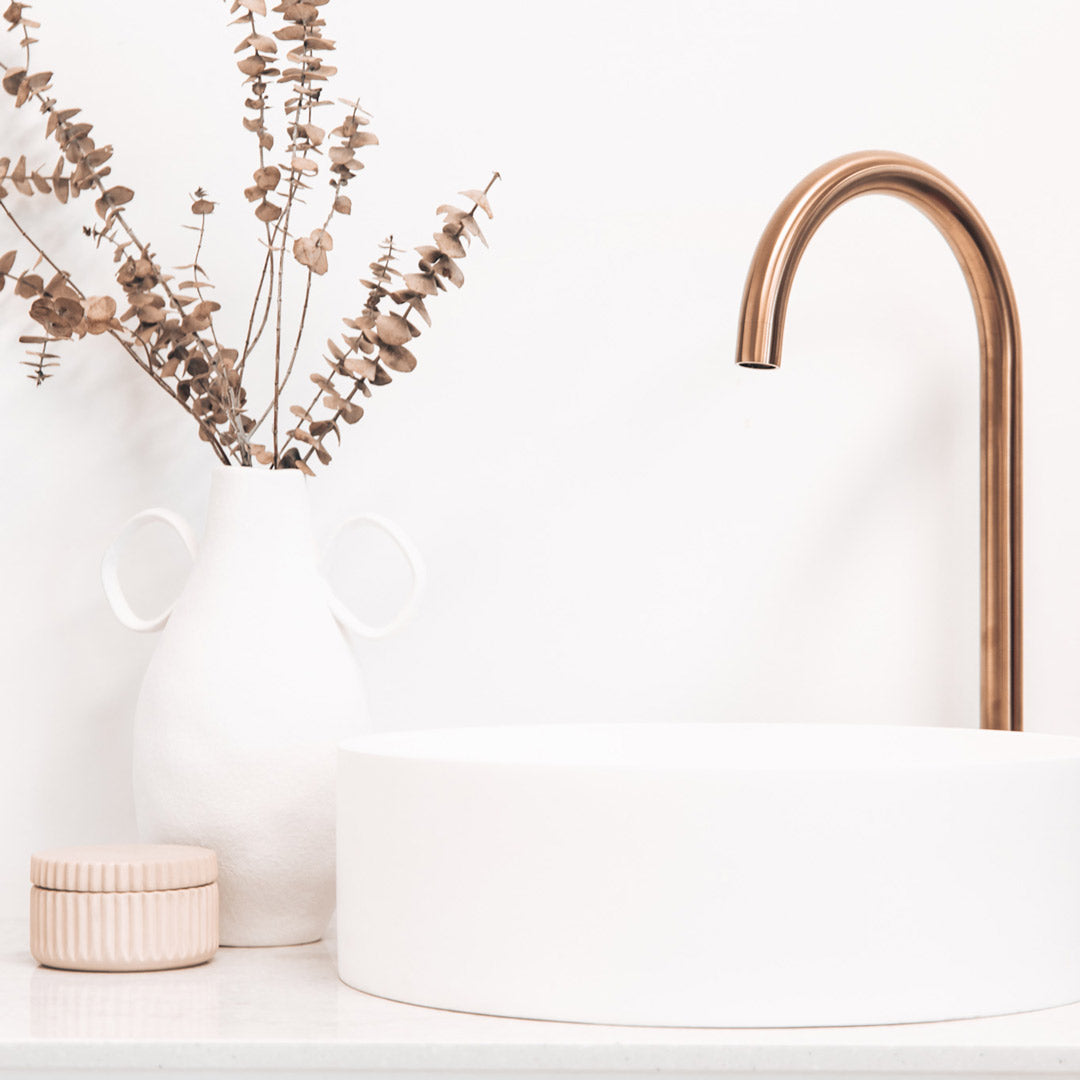 グースネックホブスイベルスパウト 銅