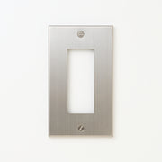 コンセンティック ステンレスヘアライン プレート１連３口用 