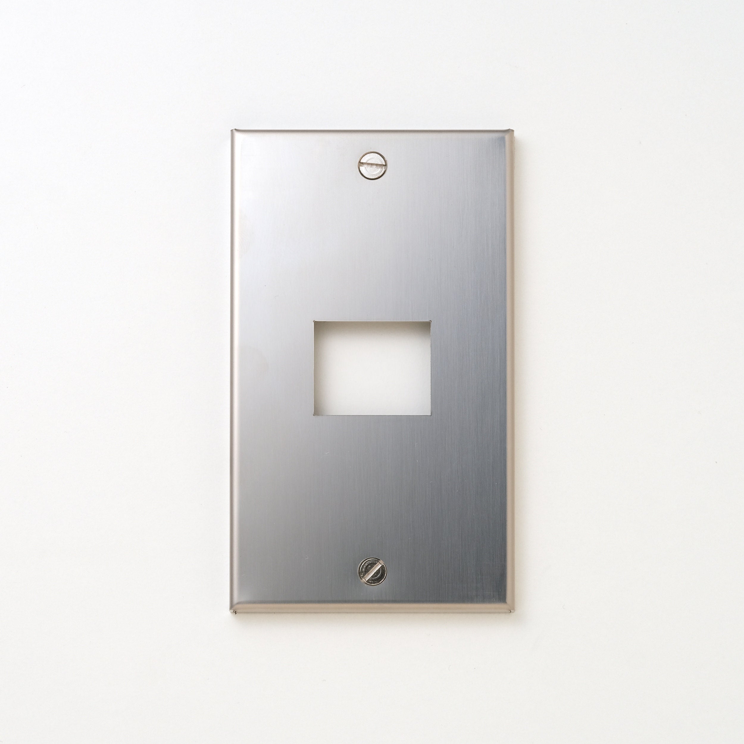 コンセンティック ステンレス素地 プレート１連１口用 