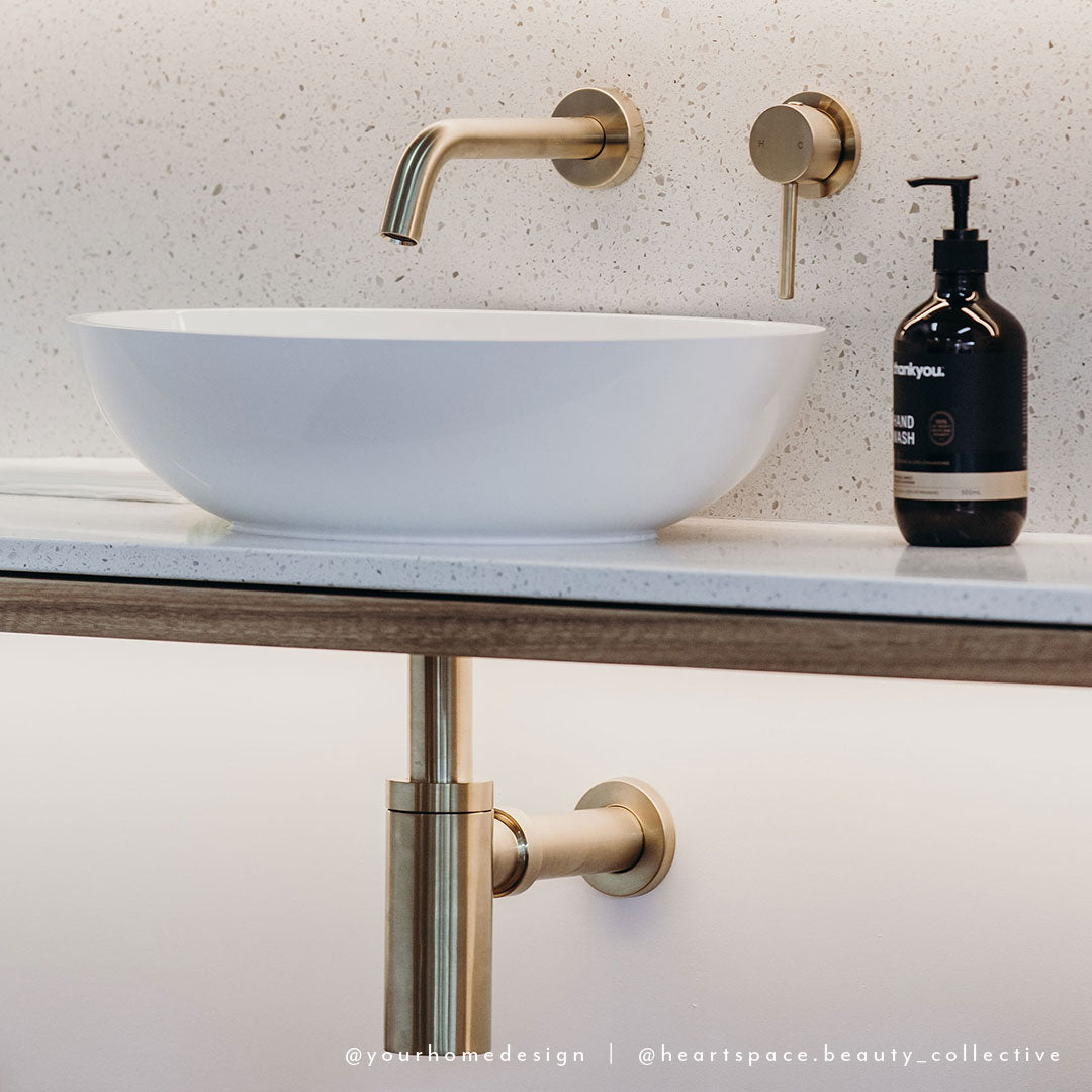 Marli ボトルトラップユニット-ラウンド 真鍮