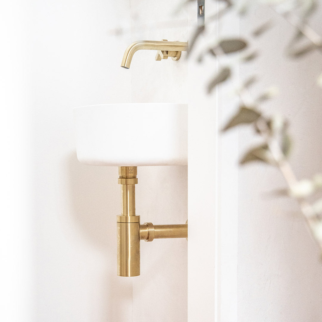 Marli ボトルトラップユニット-ラウンド 真鍮