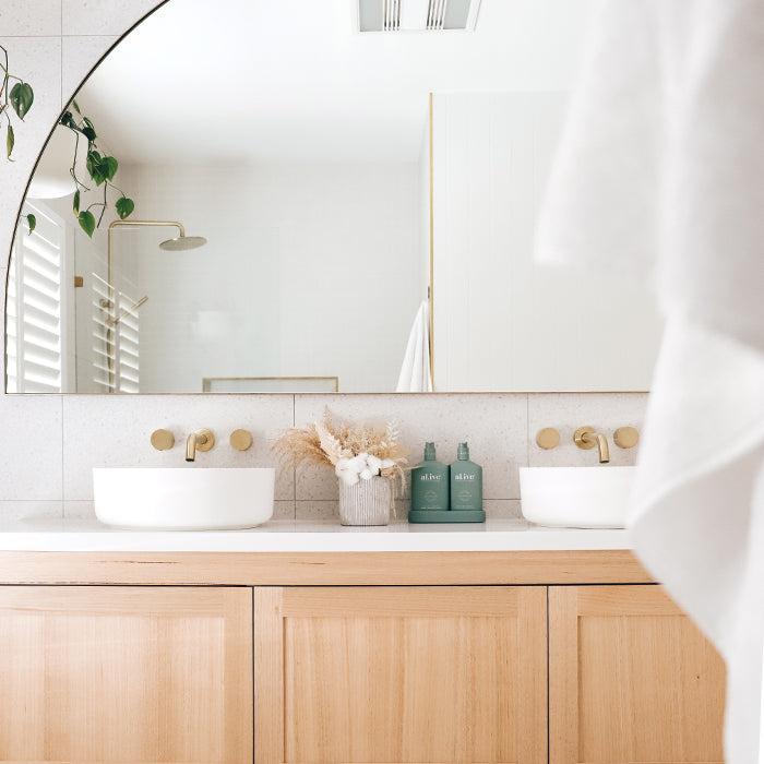 ミラニ・壁付2穴 混合水栓用ダイヤルハンドル 真鍮