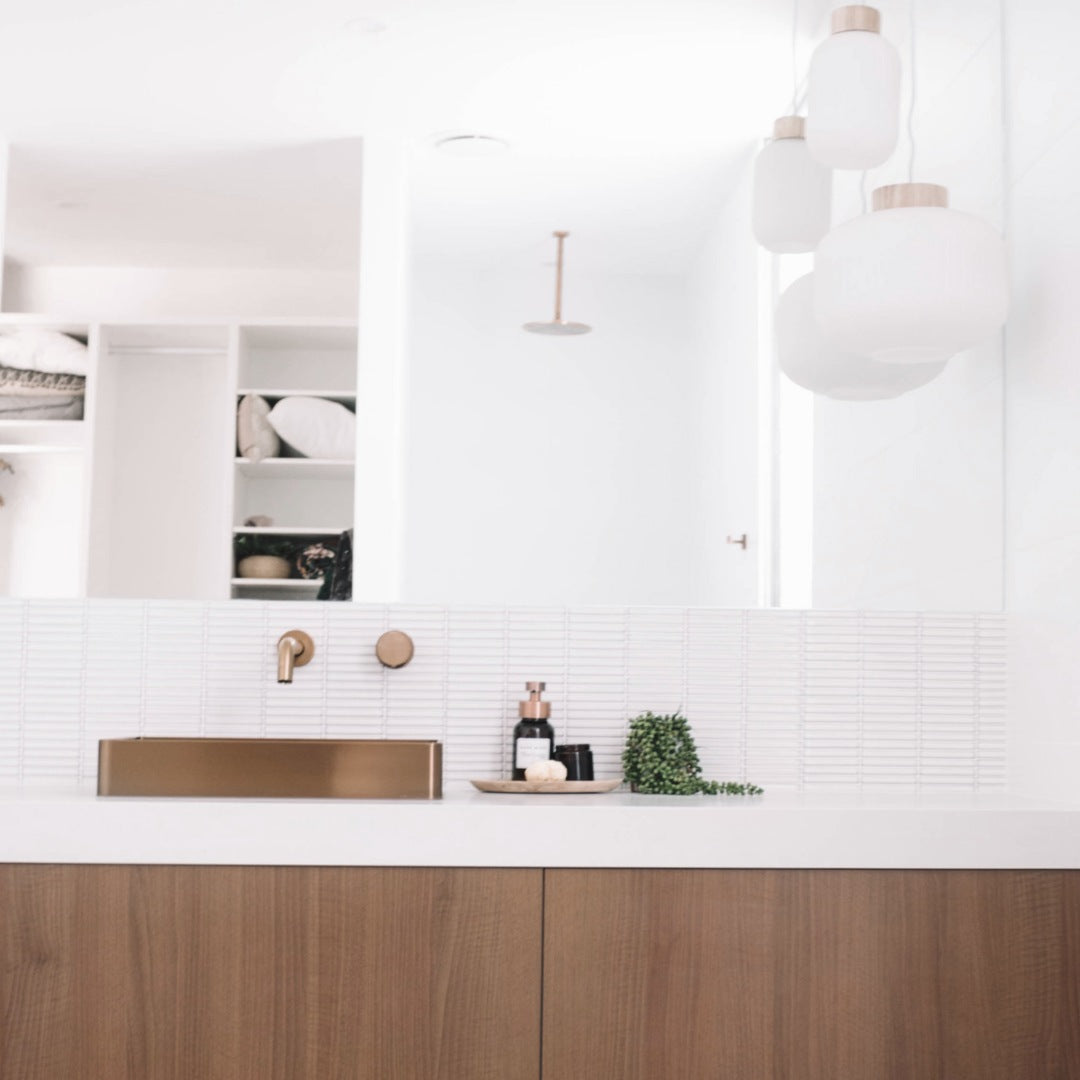 ミラニ・壁付1穴 混合水栓用ダイヤルハンドル 銅