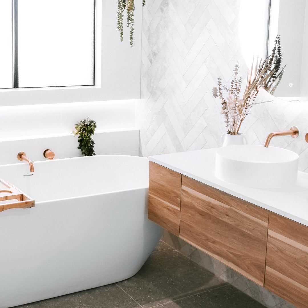 ミラニ・壁付1穴 混合水栓用ダイヤルハンドル 銅