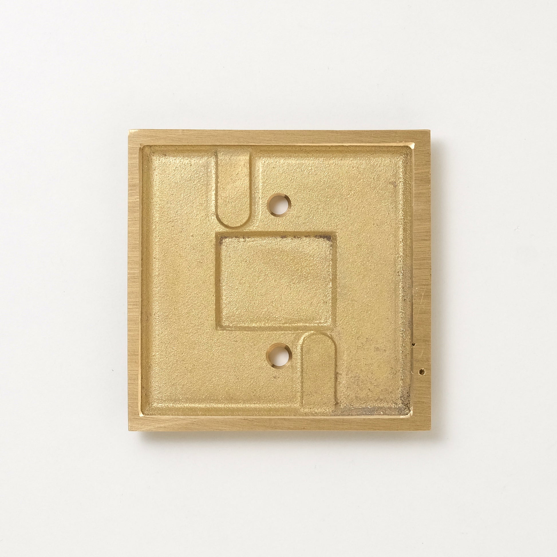 フタガミ プレート 真鍮 半連ブランク用　四角