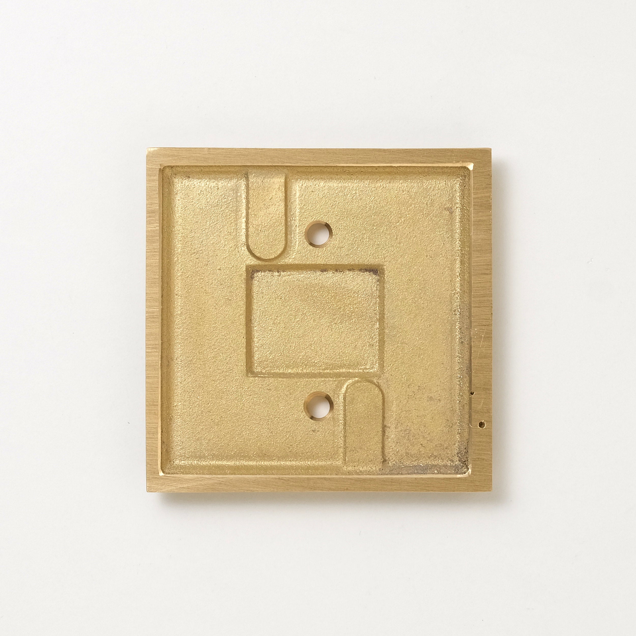 フタガミ プレート 真鍮 半連ブランク用　四角